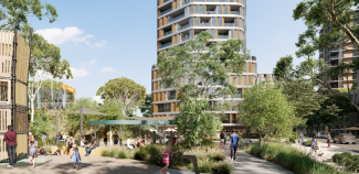 Artist impression of Macarthur Gardens North, Campbelltown, NSW