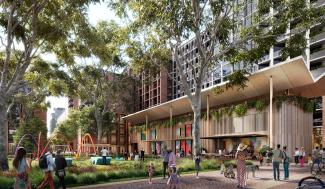 Artist impression of the Waterloo Renewal Project, Sydney, NSW